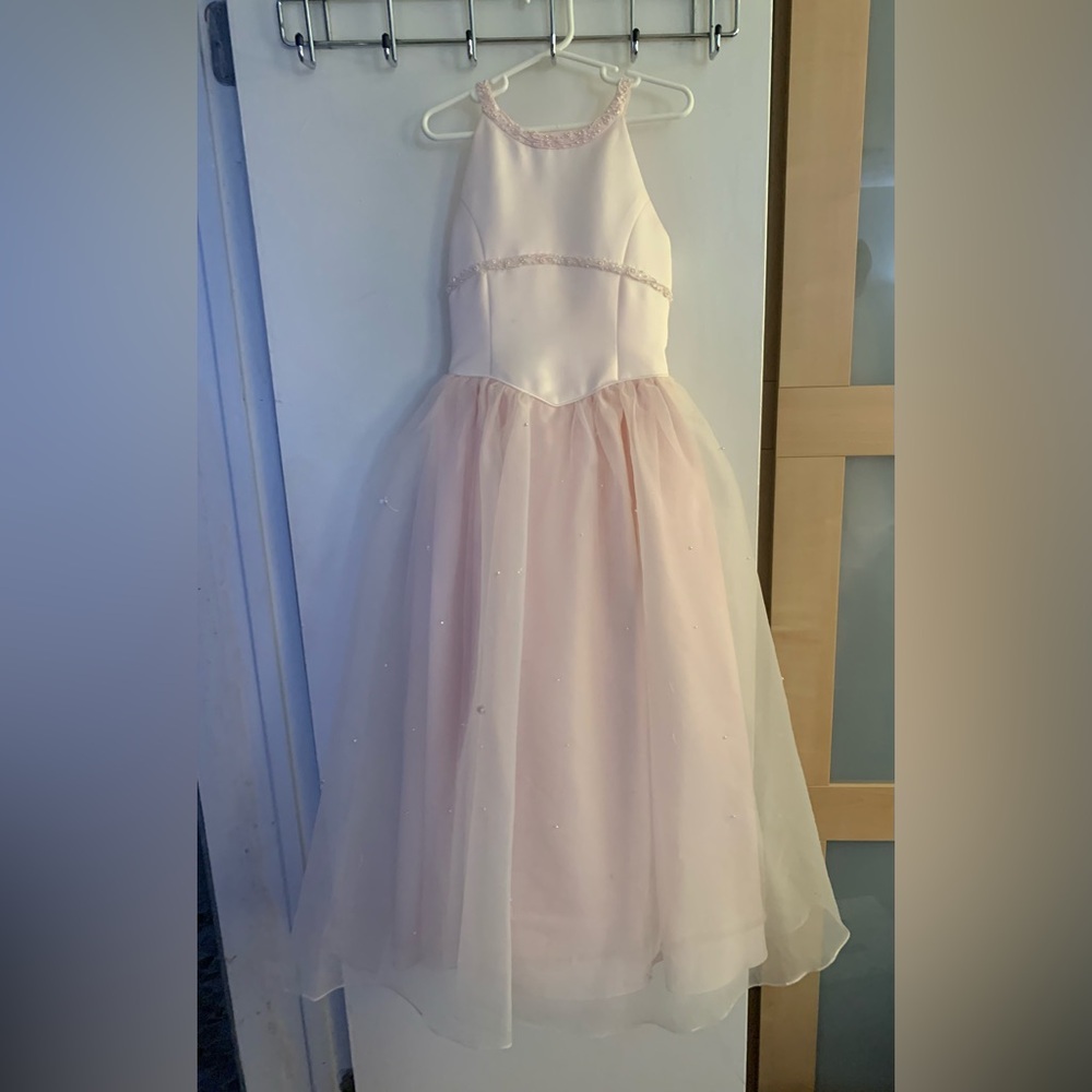 Elegant Pink Special Occasion Girls Dress, 7